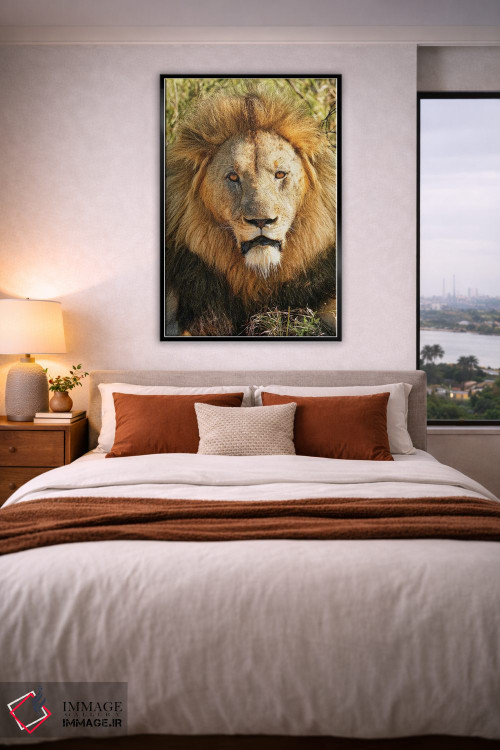 تابلو دکوراتیو پادشاه کهنسال آفریقایی اثر رندا تامپسون - D5B