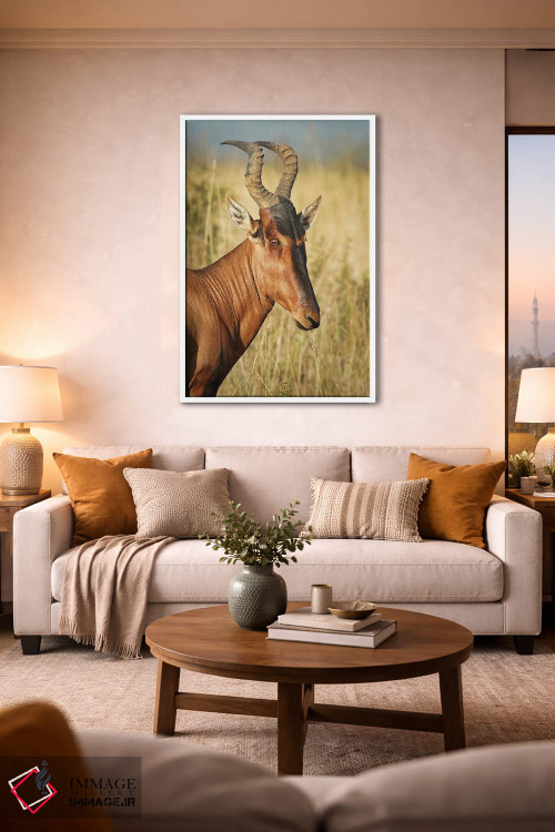 تابلو دکوراتیو آنتلوپ ایلان آفریقایی اثر رندا تامپسون - D1W