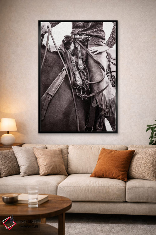 تابلو دکوراتیو یک کاناپه راحت اثر رندا تامپسون - D1B