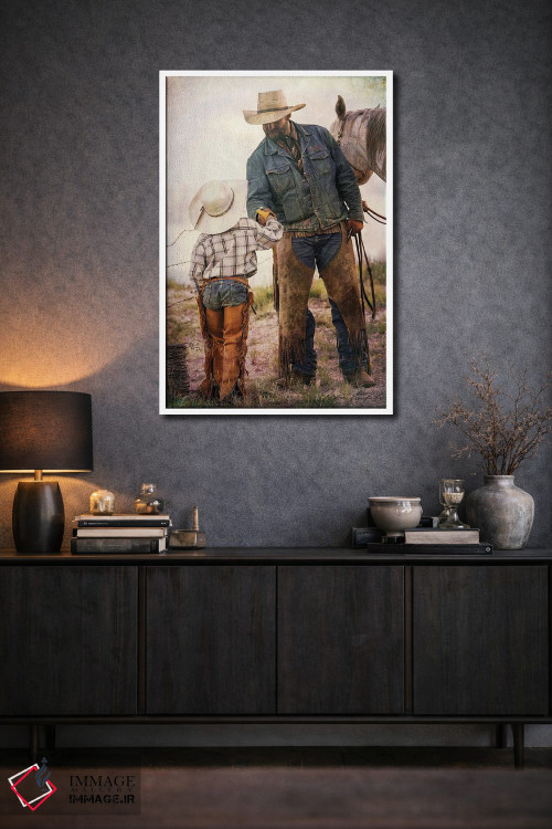 تابلو دکوراتیو کار خوب انجام شده اثر رندا تامپسون - D1W