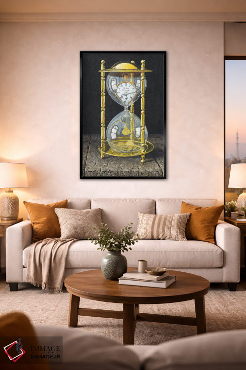 تابلو دکوراتیو زمان پول است اثر ریچارد هارپوم - D2B