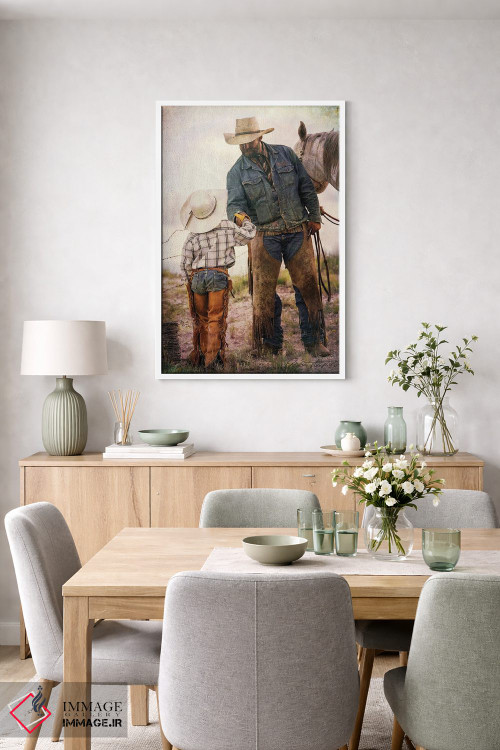 تابلو دکوراتیو کار خوب انجام شده اثر رندا تامپسون - D5W