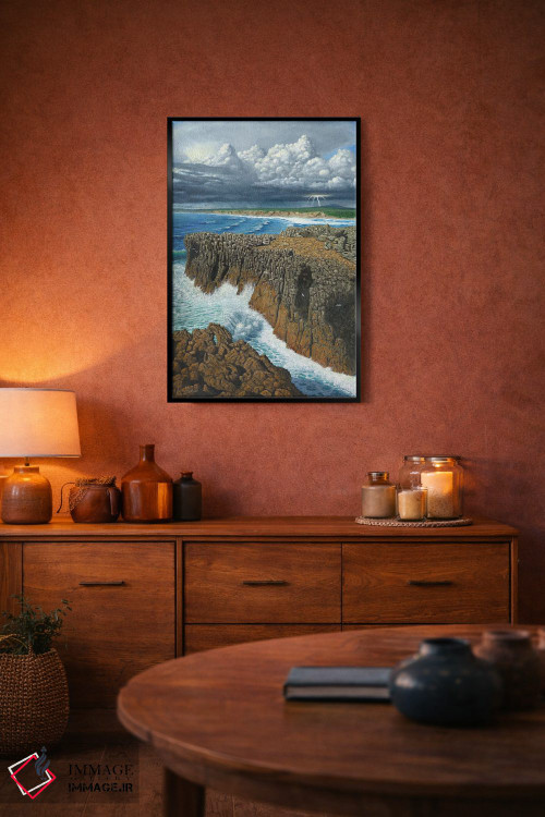 تابلو دکوراتیو امواج اقیانوس اطلس، پونتال، پرتغال اثر ریچارد هارپوم - D5B