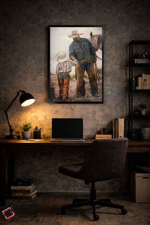 تابلو دکوراتیو کار خوب انجام شده اثر رندا تامپسون - D6B