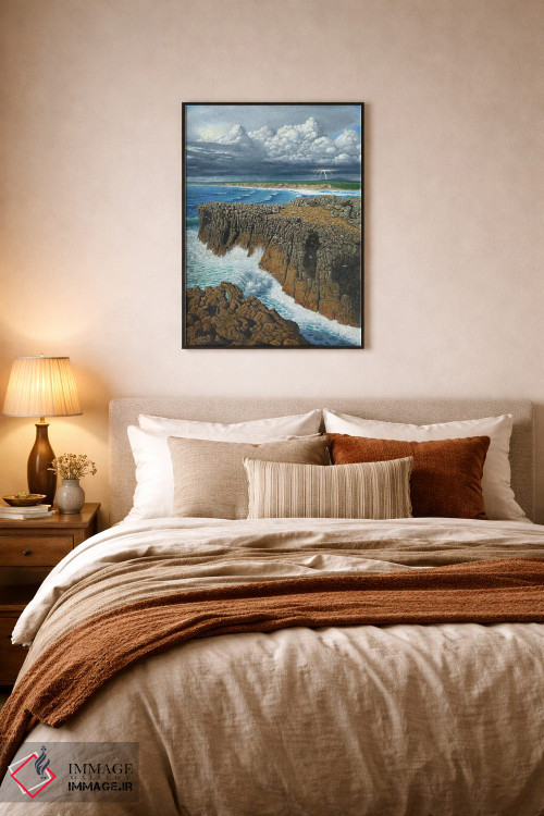 تابلو دکوراتیو امواج اقیانوس اطلس، پونتال، پرتغال اثر ریچارد هارپوم - D6B