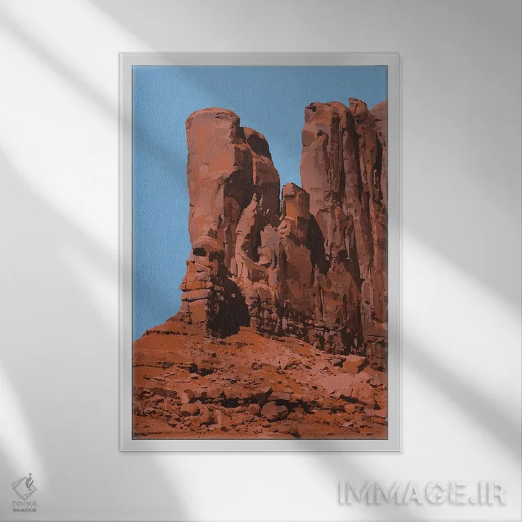 تابلو دکوراتیو محشر است اثر مارکو باربریو - نمای قابدار سفید