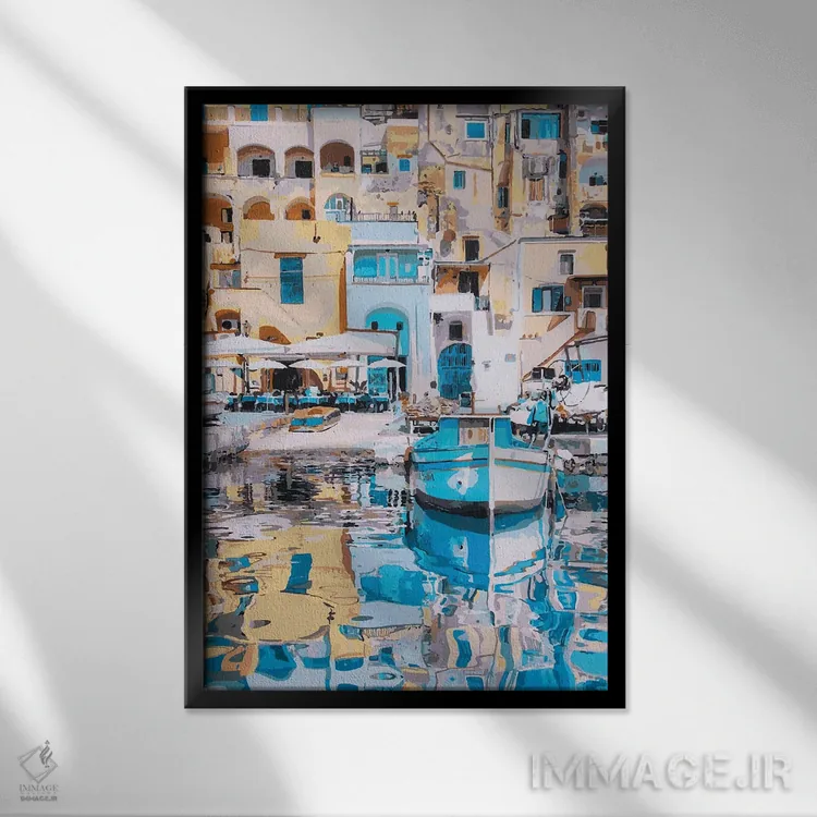 تابلو دکوراتیو پروچیدا سه اثر مارکو باربریو - نمای قابدار مشکی