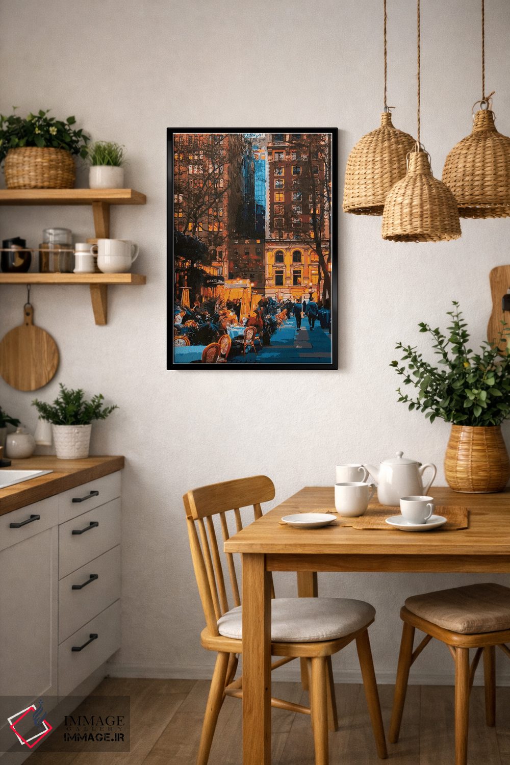 تابلو دکوراتیو پاییز در نای اثر مارکو باربریو - D5B