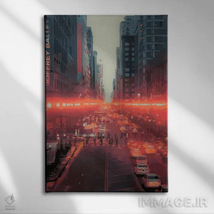 تابلو دکوراتیو باله جوفری اثر مارکو باربریو - نمای روبهرو روی دیوار