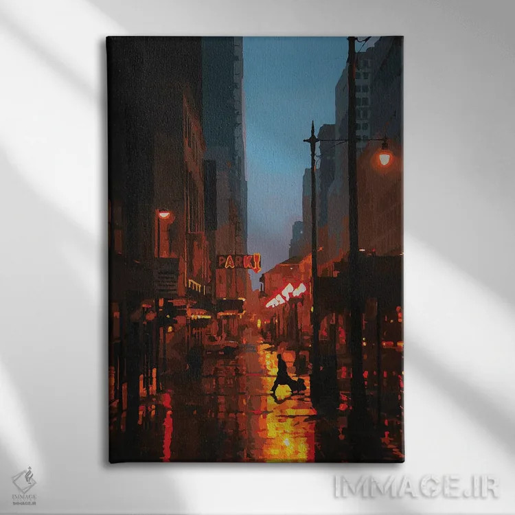 تابلو دکوراتیو پارک ۲ قرنطینه اثر مارکو باربریو - نمای روبهرو روی دیوار