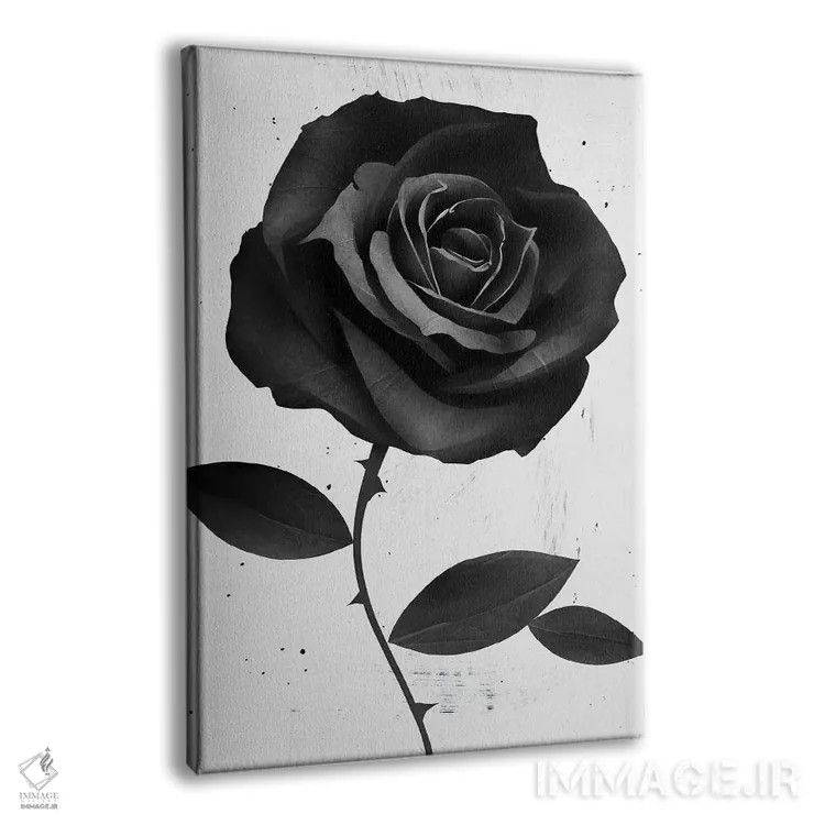 تابلو دکوراتیو رز پارچه ای اثر روبن ایرلند - نمای پرسپکتیو محصول