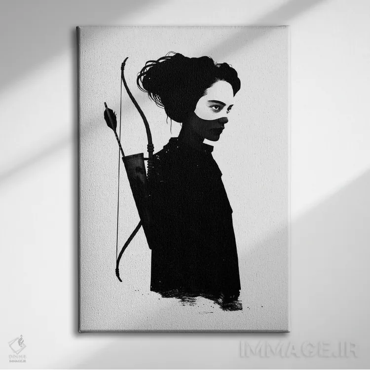 تابلو دکوراتیو چهار دل اثر روبن ایرلند - نمای روبهرو روی دیوار