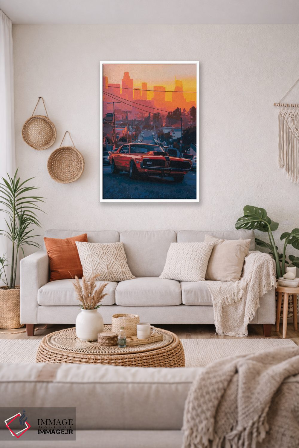 تابلو دکوراتیو ماشین سریع اثر مارکو باربریو - D2W