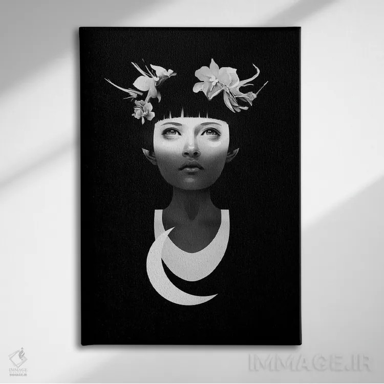 تابلو دکوراتیو گرگ و میش شدید اثر روبن ایرلند - نمای روبهرو روی دیوار