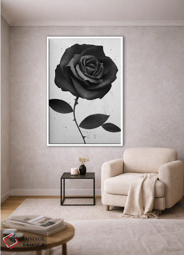 تابلو دکوراتیو رز پارچه ای اثر روبن ایرلند - D1W