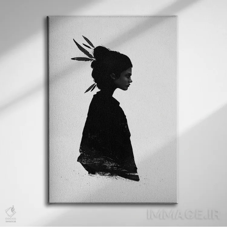 تابلو دکوراتیو هرگز هرگز اثر روبن ایرلند - نمای روبهرو روی دیوار