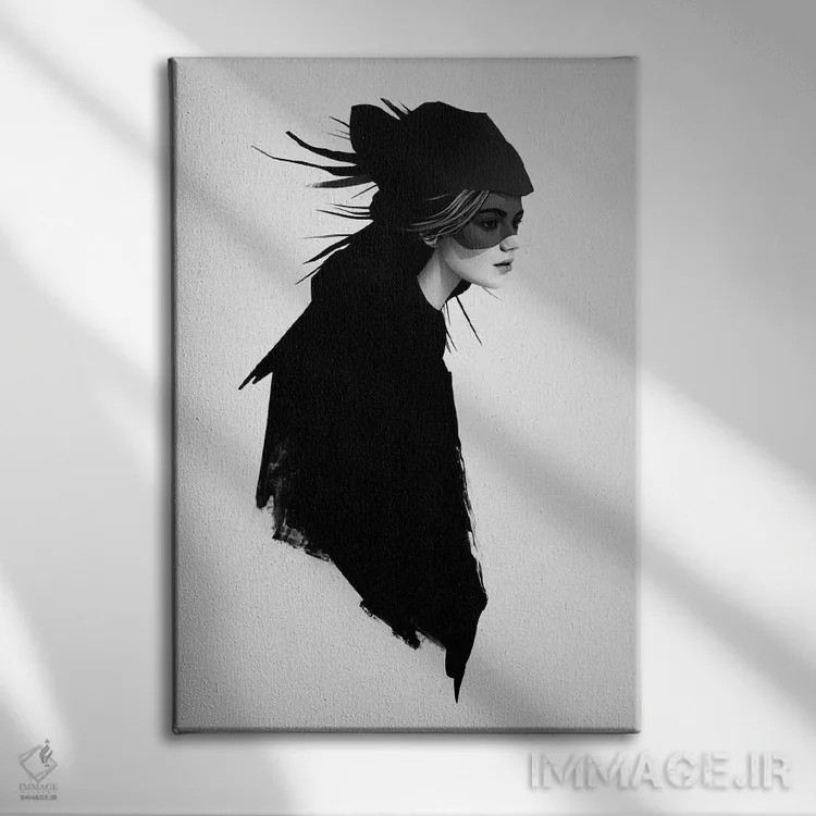 تابلو دکوراتیو جریان شناور اثر روبن ایرلند - نمای روبهرو روی دیوار