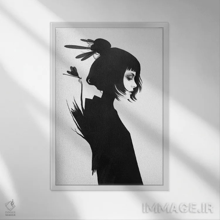تابلو دکوراتیو گذرگاه اثر روبن ایرلند - نمای قابدار سفید