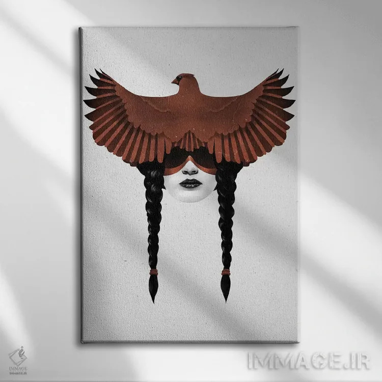 تابلو دکوراتیو کارباورال تاریک اثر روبن ایرلند - نمای روبهرو روی دیوار