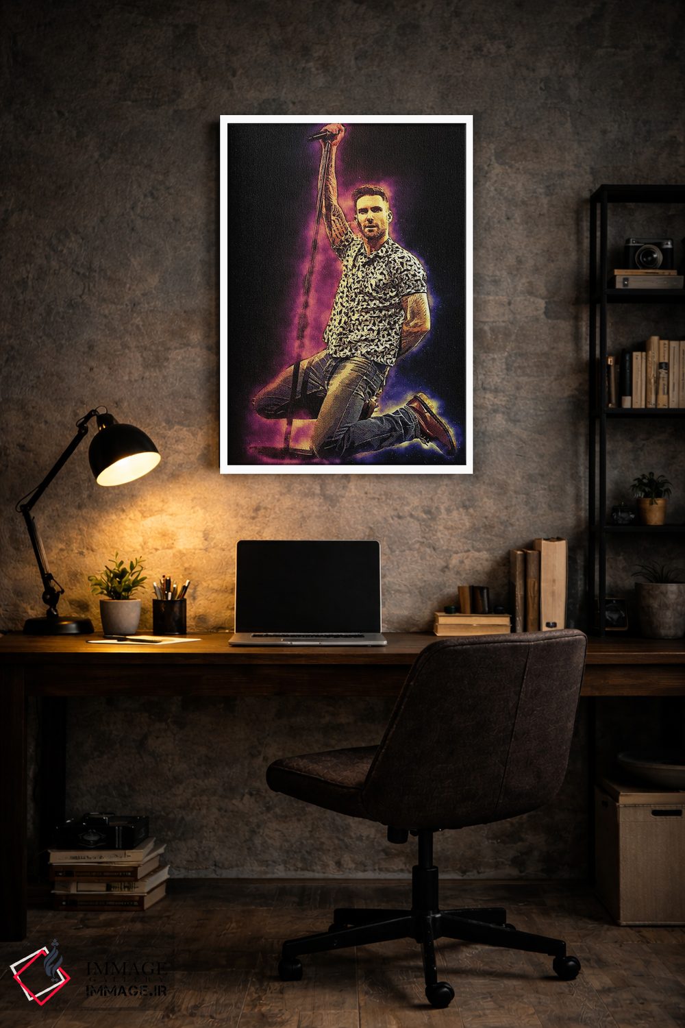 تابلو دکوراتیو روح آدام لوین اثر گوناوان آر بی - D6W