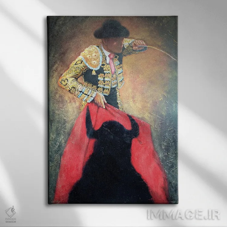 تابلو دکوراتیو سایه اجتناب ناپذیر! اثر راخمت ردژپوف - نمای روبهرو روی دیوار
