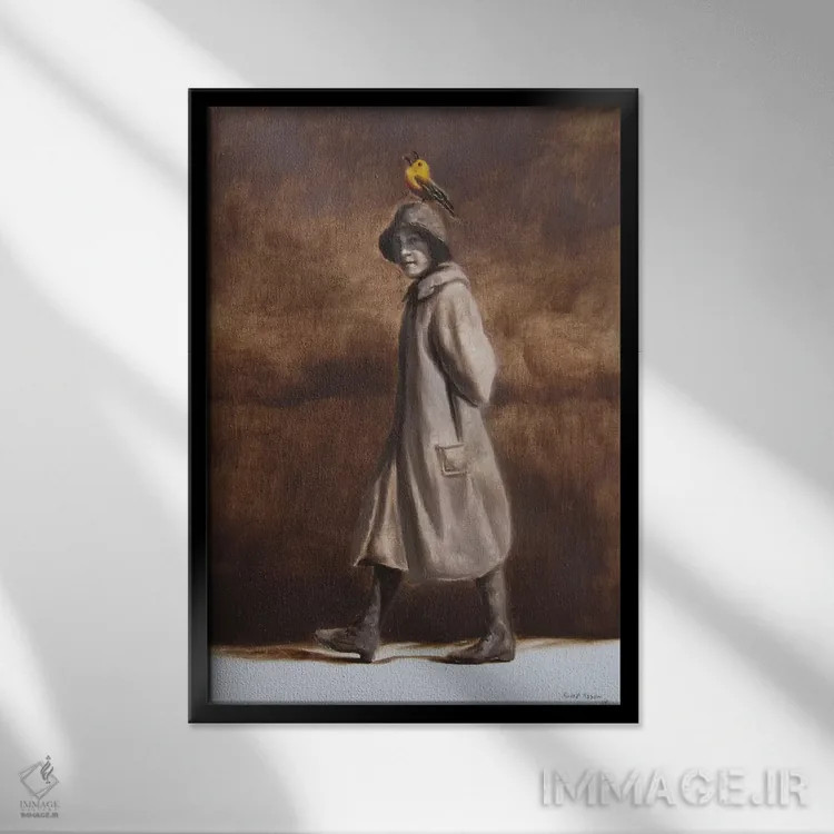 تابلو دکوراتیو جدانشدنی ۳ اثر رودولف کوزوو - نمای قابدار مشکی