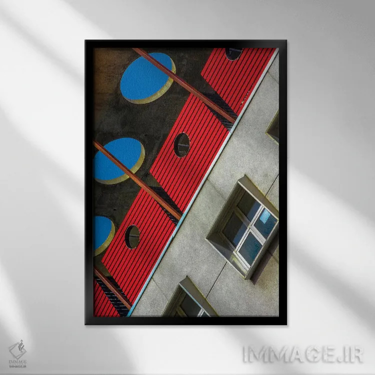 تابلو دکوراتیو مرا به ماه ببر اثر ریموند کونست - نمای قابدار مشکی