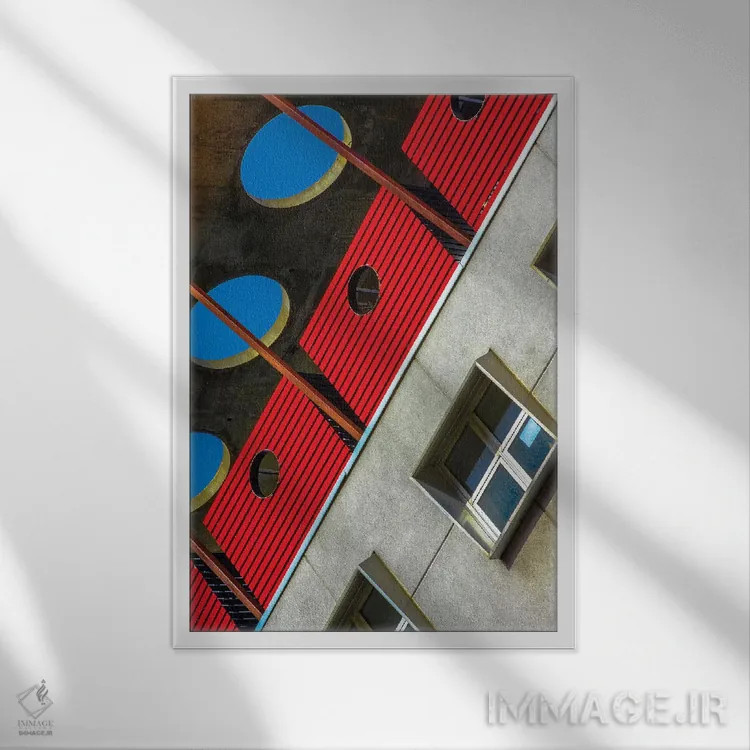 تابلو دکوراتیو مرا به ماه ببر اثر ریموند کونست - نمای قابدار سفید