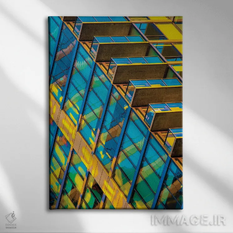 تابلو دکوراتیو وسواس اثر ریموند کونست - نمای روبهرو روی دیوار