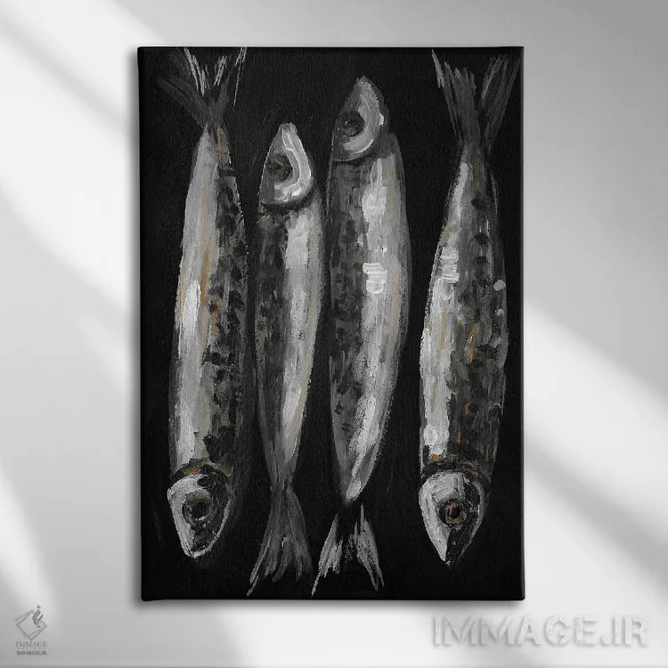 تابلو دکوراتیو سارباور ها اثر رومانا خومین - نمای روبهرو روی دیوار