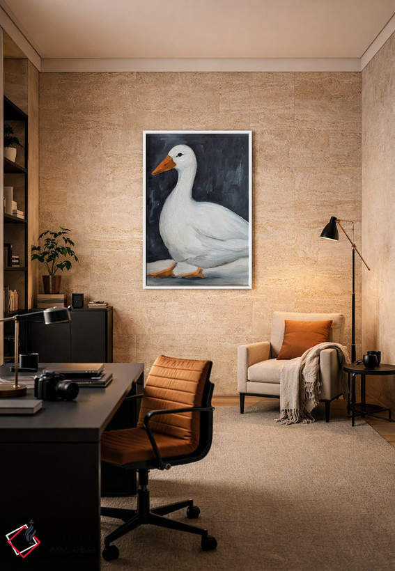 تابلوی اردک اثر رومانا خومین - D6W