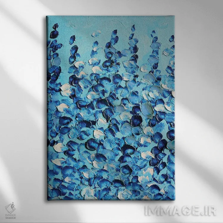 تابلو دکوراتیو اسطوخودوس اثر رومانا خومین - نمای روبهرو روی دیوار