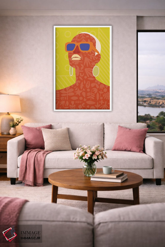 تابلو دکوراتیو تصویر ملکه تابستان اثر مرل کالسن - D3W