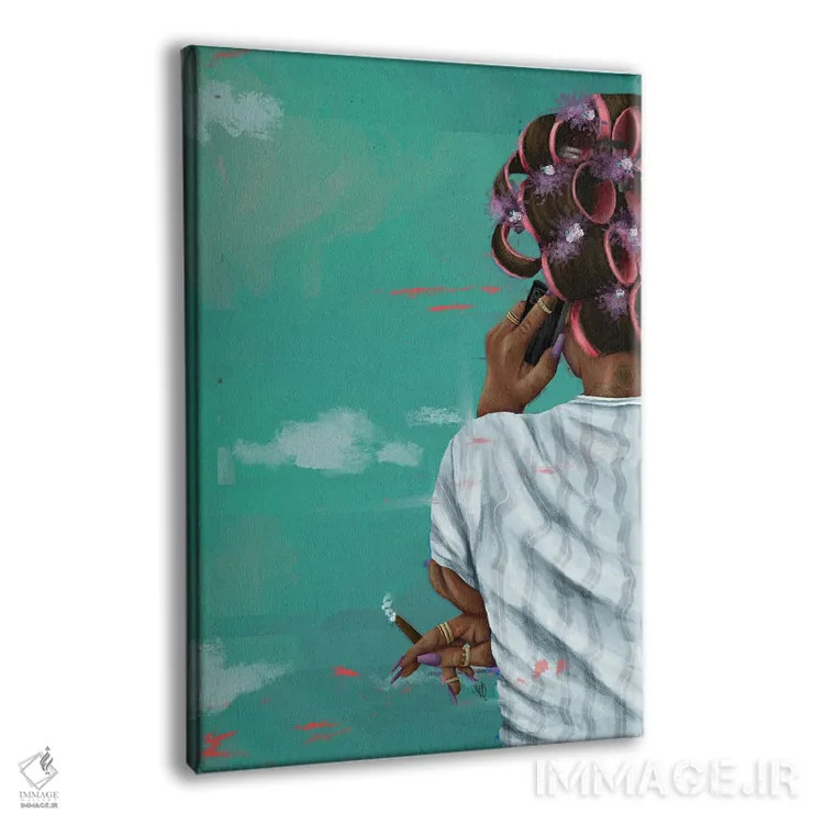 تابلو دکوراتیو کیه؟ اثر رول آپ اند پینت - نمای پرسپکتیو محصول