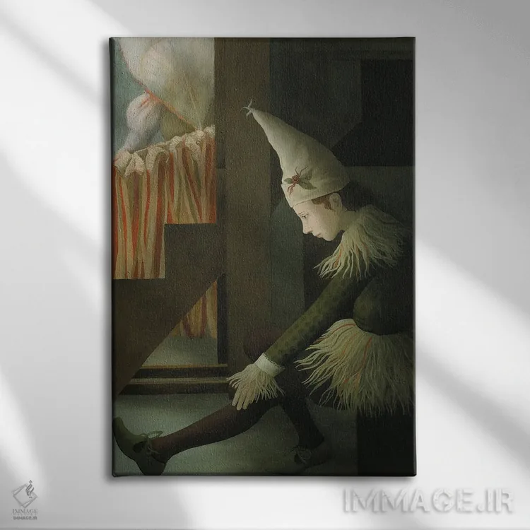 تابلو دکوراتیو و این ها پری نیستند اثر رزالین لاینز - نمای روبهرو روی دیوار