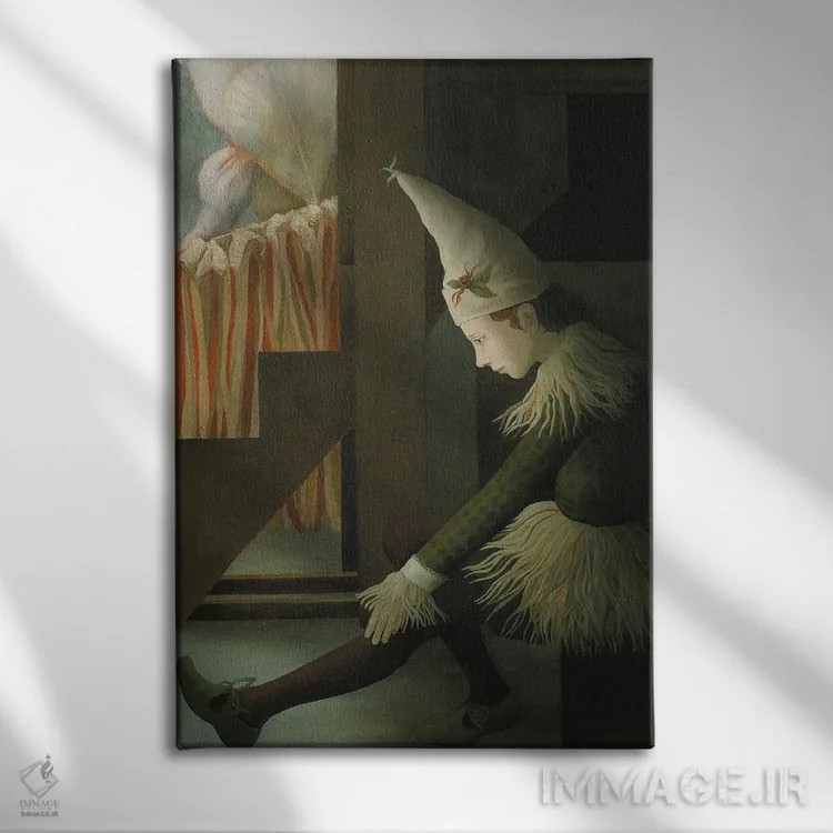 تابلو دکوراتیو و این ها پری نیستند اثر رزالین لاینز - نمای روبهرو روی دیوار