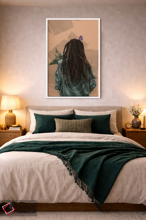 تابلو دکوراتیو قفل شده اثر رول آپ اند پینت - D2W