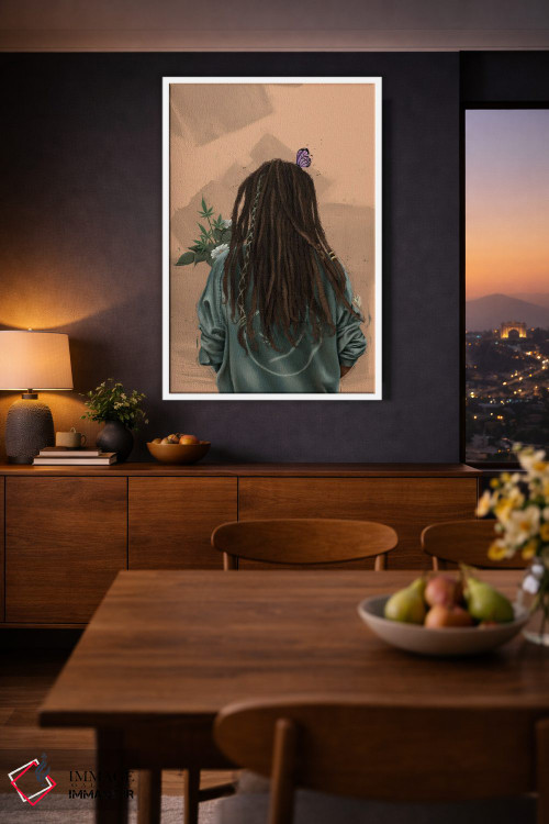 تابلو دکوراتیو قفل شده اثر رول آپ اند پینت - D3W