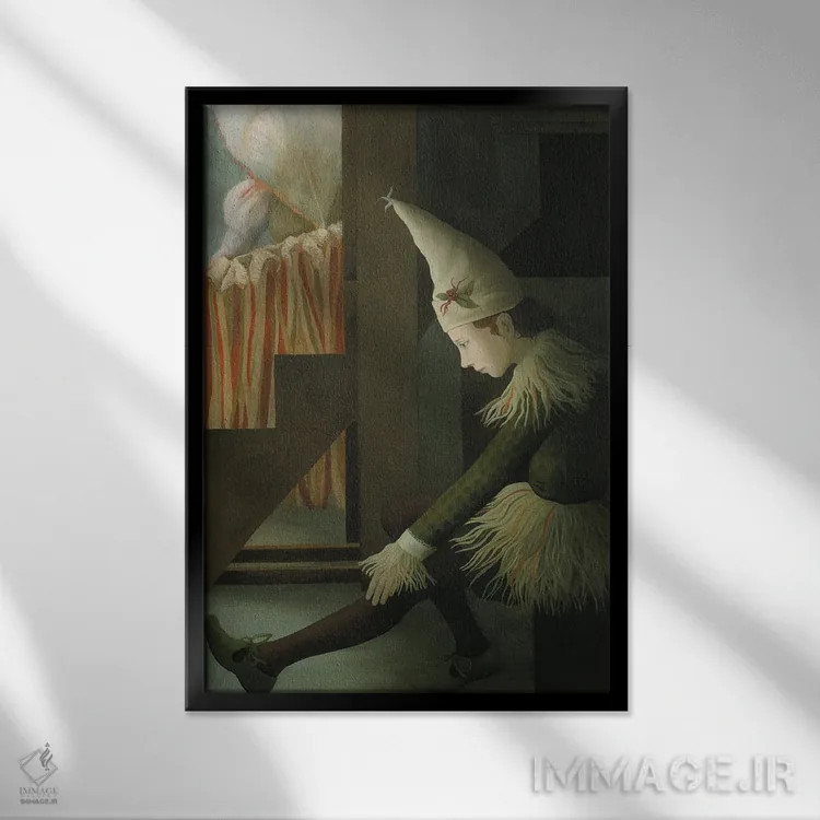 تابلو دکوراتیو و این ها پری نیستند اثر رزالین لاینز - نمای قابدار مشکی
