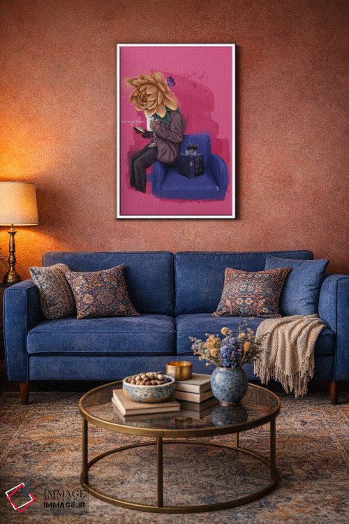 تابلو دکوراتیو چگونه پیچیدن اثر رول آپ اند پینت - D3W