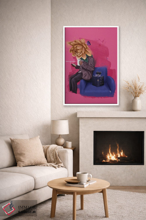 تابلو دکوراتیو چگونه پیچیدن اثر رول آپ اند پینت - D5W