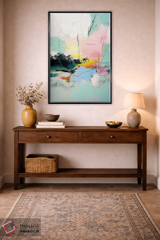 تابلو انتزاعی طلوع抽象 شماره هفتم اثر ریلیب - D4B
