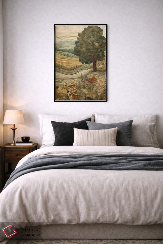 تابلو دکوراتیو پته دوزی توسکانی هفتم اثر ریلیب - D6B