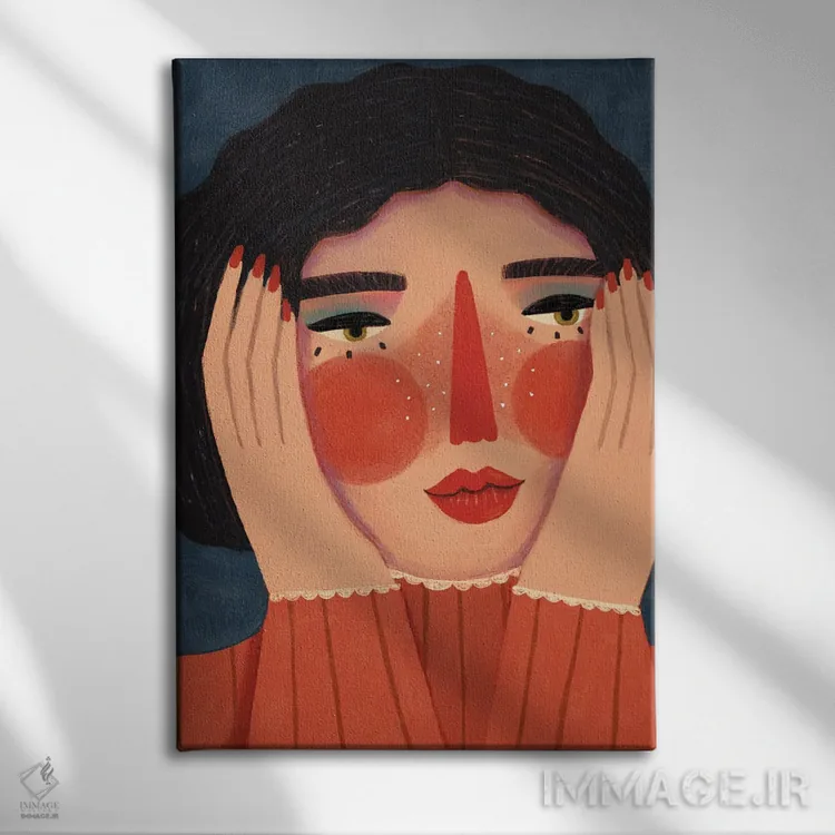 تابلو دکوراتیو بازتاب اثر رنه مل یا - نمای روبهرو روی دیوار