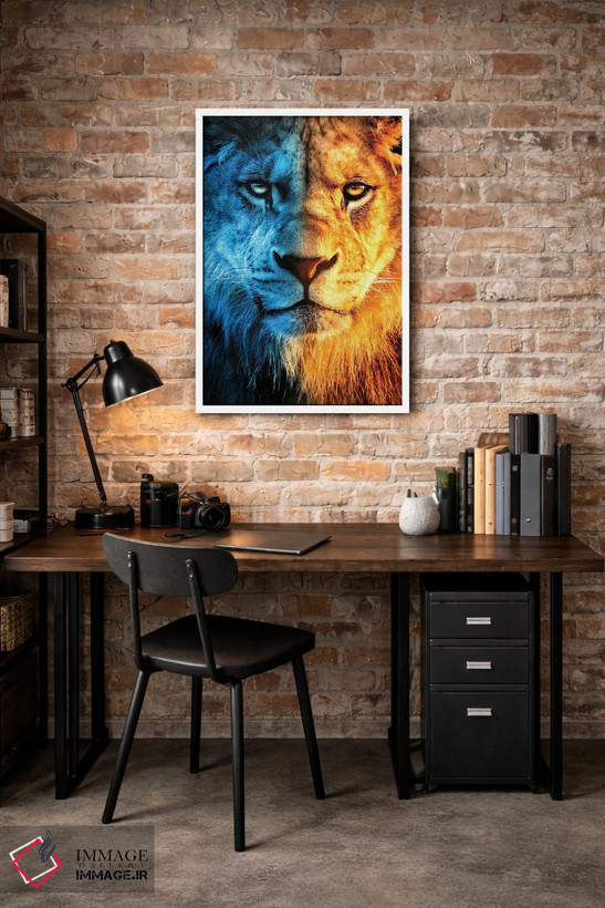 تابلو دکوراتیو پادشاه آتش و یخ اثر روویم نوگا - D1W