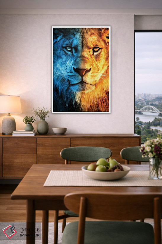 تابلو دکوراتیو پادشاه آتش و یخ اثر روویم نوگا - D6W