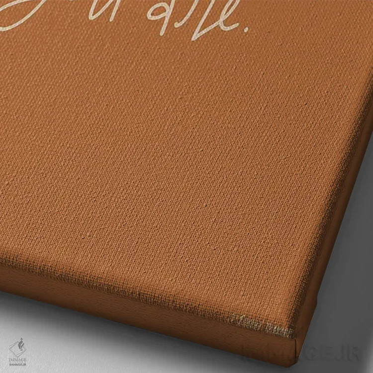 تابلو دکوراتیو هر کاری از دستت برمی آید انجام بده اثر ریچل نیمان - نمای نزدیک بافت بوم