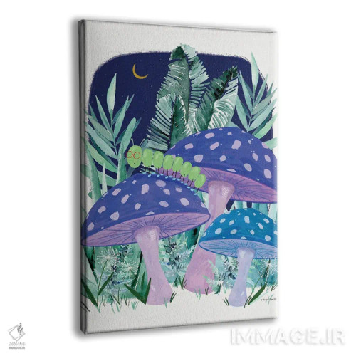 تابلو دکوراتیو ماجراجویی کرم ابریشم I اثر ریچل نیمان - نمای پرسپکتیو محصول