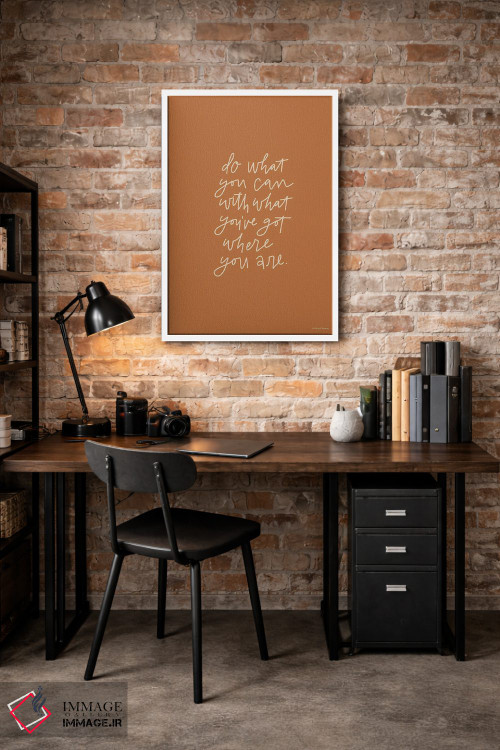 تابلو دکوراتیو هر کاری از دستت برمی آید انجام بده اثر ریچل نیمان - D3W