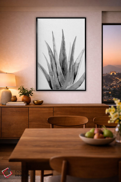 تابلو مینیمال گیاه ارگانیک II اثر ریچل نیمان - D3B